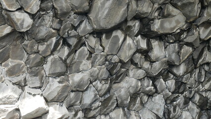 Reynisdrangar, Iceland, basalt sea stacks, Reynisfjara, black sand beach, Vík í Mýrdal,