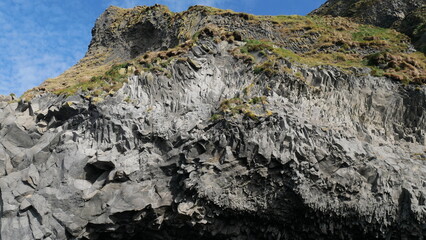 Reynisdrangar, Iceland, basalt sea stacks, Reynisfjara, black sand beach, Vík í Mýrdal,