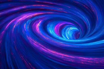 Vibrant Swirling Nebula, Cosmic Vortex