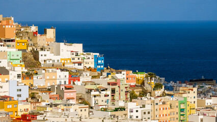 Santa Cruz de Tenerife, Tenerife, &Icirc;les Canaries, Espagne, ville, port, architecture, centre-ville, skyline, oc&eacute;an Atlantique, plage, parc Garc&iacute;a Sanabria, auditorium de Tenerife, Plaza de Espa&ntilde;a, marc