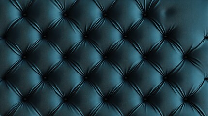 Dark Blue Button Tufted Upholstery Pattern - Exquisite Home Decor