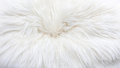 Fototapeta premium soft faux white fur