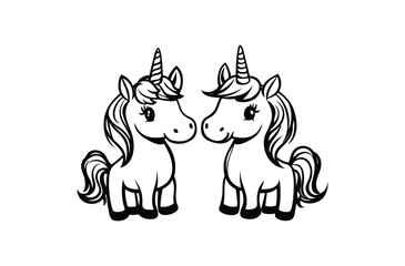 Horse Vector Silhouette design