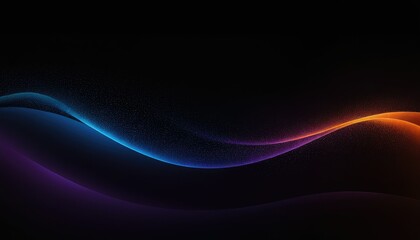 Abstract wave motion pattern on dark blue background wallpaper for digital technology AI Generated
10