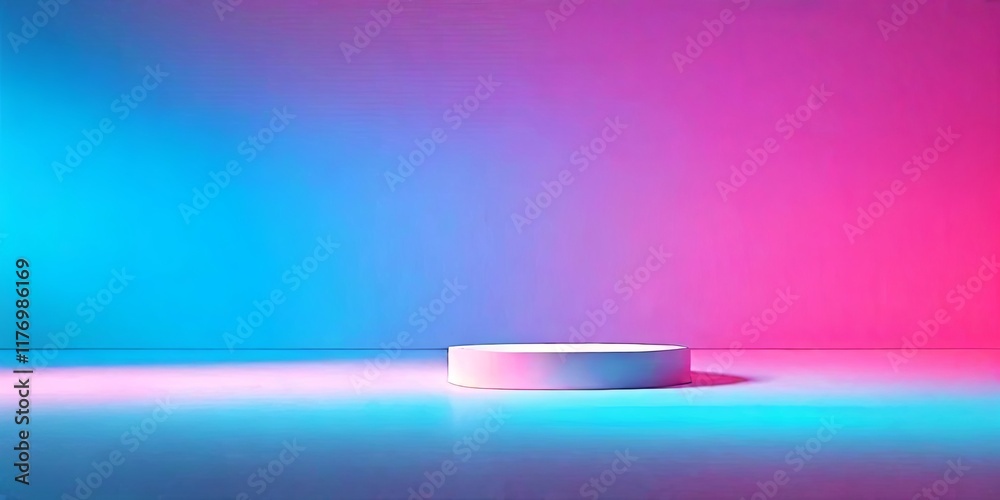 Aufkleber A white object is on a blue background