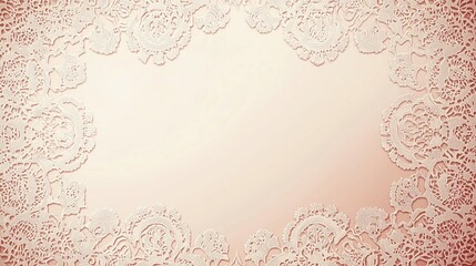 Elegant vintage lace background perfect for invitations or announcements