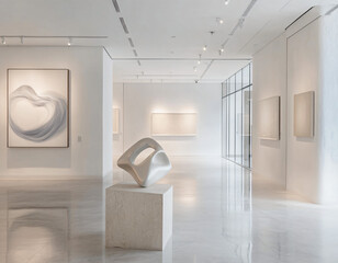 Modern Art Gallery Interior