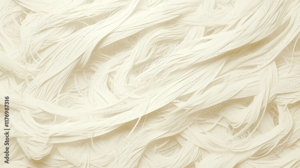 Poster dynamic animation of densely packed white lines, swirling and pulsating, creating an engaging visual