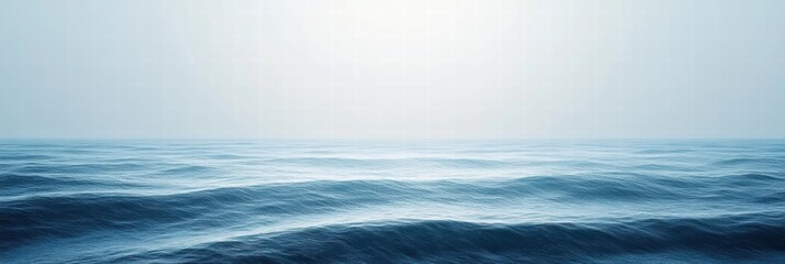 Fototapeta premium Abstract patterns of ocean waves create a serene and tranquil atmosphere with soft hues and gentle movements. Generative AI