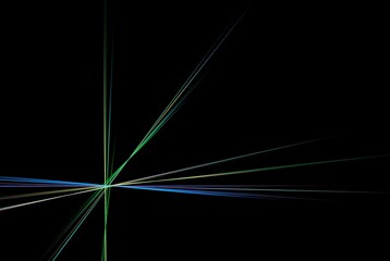 Computer generated fractal pattern and shape