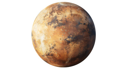 Fototapeta premium Mars Planet transparent png, space graphic resource isolated on a transparent background