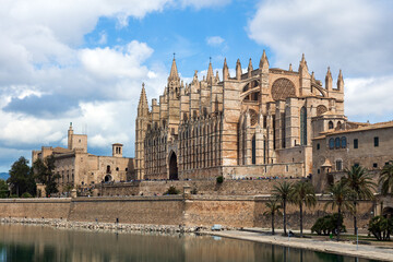 Cattedrale di Santa Maria di giorno, Maiorca Spagna