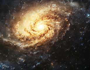 Cosmic Spiral Galaxy