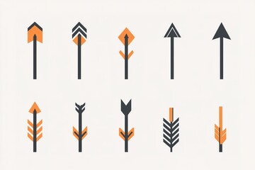 Simple Graphic Element Shape Symbol Icon Silhouette Clipart Set Collection Decoration Design Part
