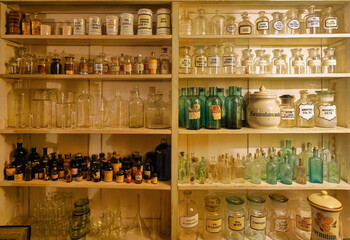 bottles, Hum, Istria, Croatia, Europe, October 2024