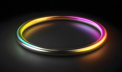 Rainbow ring.