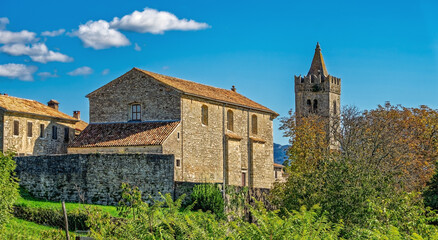 Obraz premium Hum, Istria, Croatia, Europe, October 2024