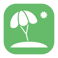 Beach Umbrella Icon