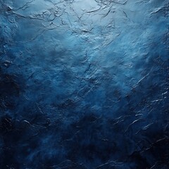 Obraz premium Deep dark blue textured surface with subtle ripples and rough abstract design