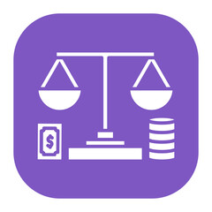 Fraudulent Scales of Justice Icon