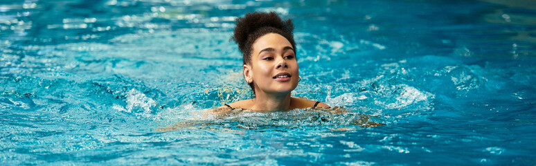 Relaxing in the tranquil waters at a spa oasis for ultimate wellness and serenity