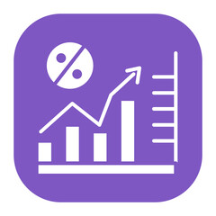 Floating Interest Rate Icon