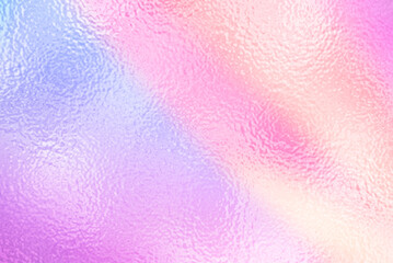 Abstract pastel rainbow hologram iridescent foil, glass texture background, colourful illustration...