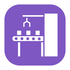 Fototapeta premium Automatic Conveyor Icon