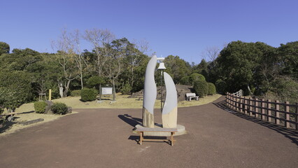 Fototapeta premium 宮崎県日向市のクルスの海の鐘