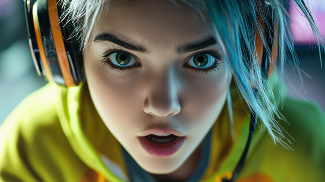 Live Streaming eSports Event with Enthusiastic Gamers