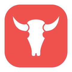 Bull Skull Icon