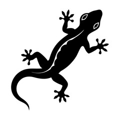 Gecko Silhouette vector illustration