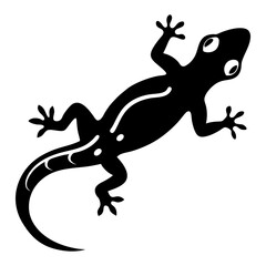 Gecko Silhouette vector illustration