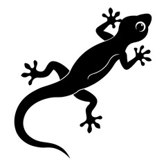 Gecko Silhouette vector illustration