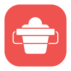 Sand Bucket Icon