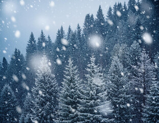 Generated image　降り積もる雪の結晶