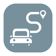 Driving Route Icon