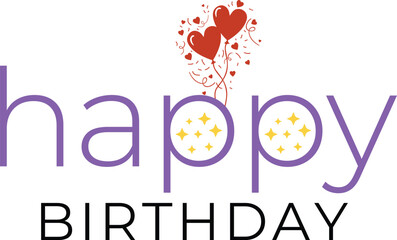 Happy Bierhday text design effect 