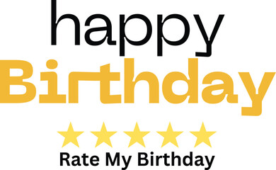 Happy Bierhday text design effect 