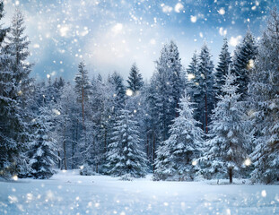 Fototapeta premium Generated image 降り積もる雪の結晶