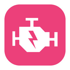Obraz premium Car Engine Icon