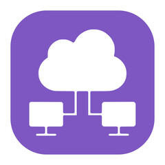 Cloud Networking Icon