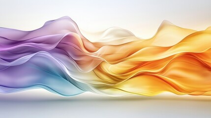 The seamless transition of colors from deep purples to vibrant yellows creates a captivating visual experience that draws the viewer in and evokes a sense of energy and excitement.