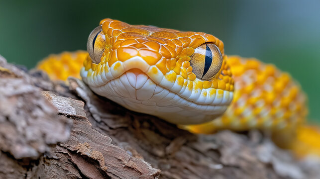 Green tree snake.