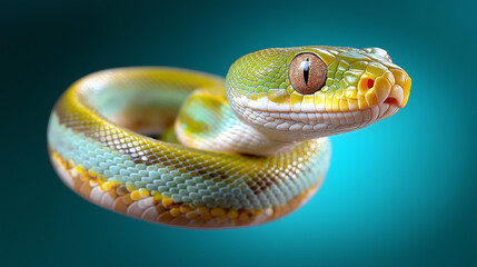 Fototapeta premium Green tree snake.