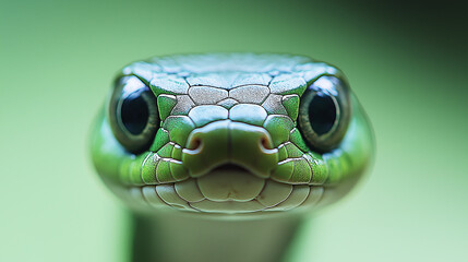 Fototapeta premium Green tree snake.