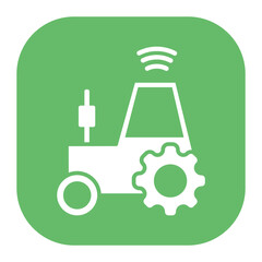 Smart Tractor Icon