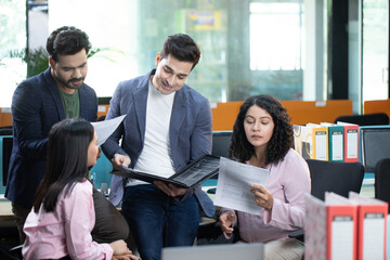 Business Team Discussing On New Project