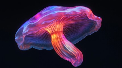 Mystic Boho isolated witch element. Photo on black background.