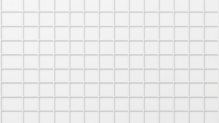 Seamless White Grid Pattern Texture Geometric Square Background Minimalist Design Abstract Wallpaper